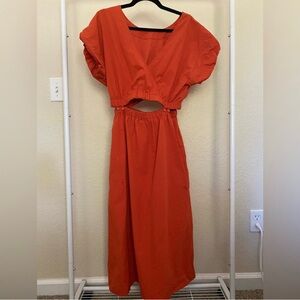 Madewell 2 piece Midi Dress (skirt and top set.)